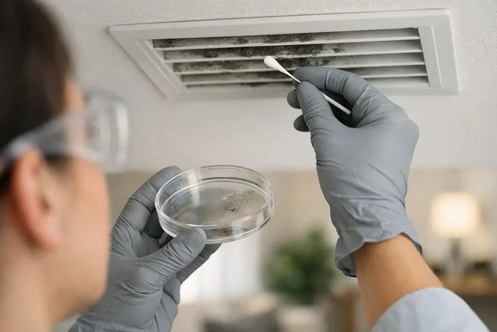 How to Sample Mold From Vents Safely at Home