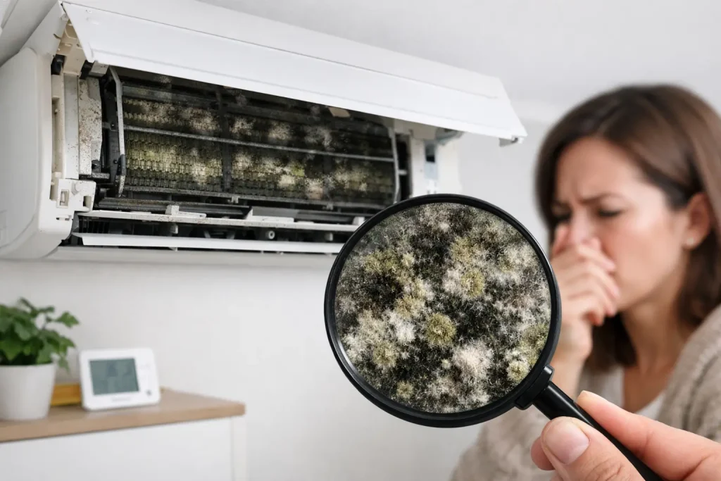 10 Top Signs of AC Mold Contamination at Home