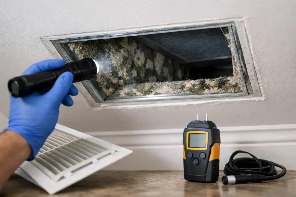 How to Identify Mold in Air Ducts at Home