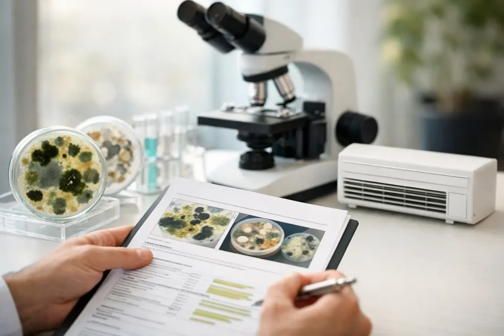 Mold Lab Report Review for Clearer AC Answers